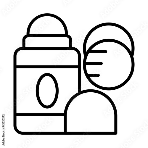 Makeup Remover line icon