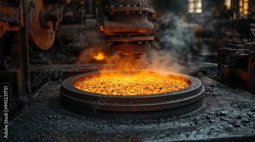 Molten Metal Pouring photo