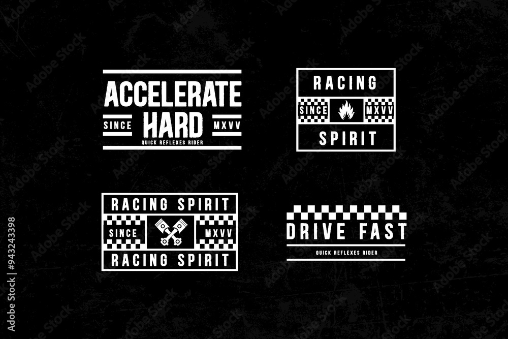 Naklejka premium streetwear typography quotes concept vector graphic tee design templates ideas
