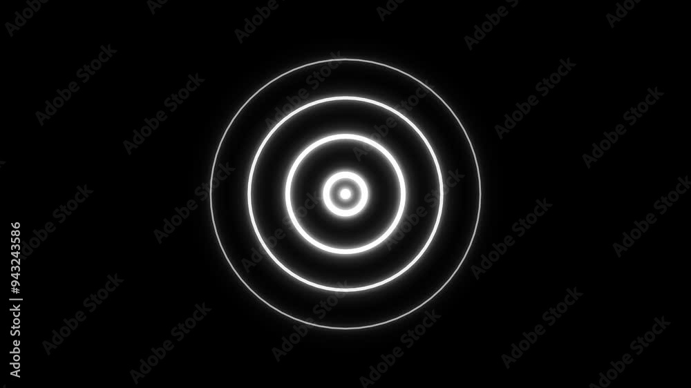 Digital radio wave signal animation. Expanding radio waves technology -4k video. Digital radio wave signal animation. Expanding radio waves technology -4k video.