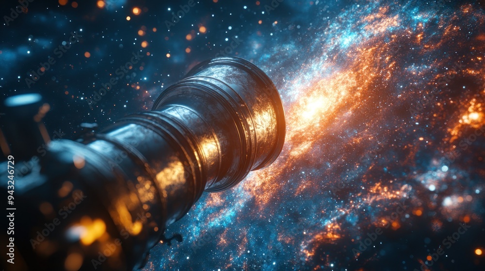 Telescope Pointing at Nebula Telescope Pointing at Nebula