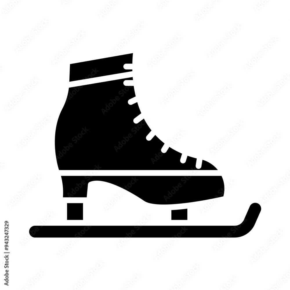 Ice Skates glyph icon Ice Skates glyph icon