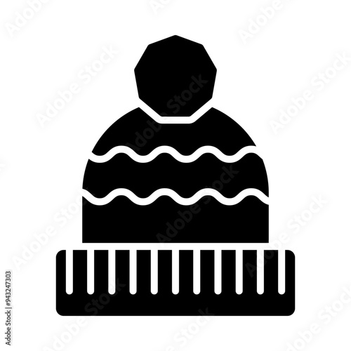 Winter Hat glyph icon