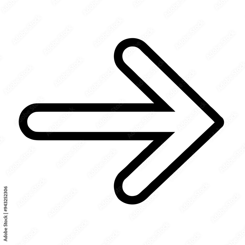 A bold, simple line arrow pointing to the right, commonly used in graphical user interfaces and directional signage for clarity and guidance A bold, simple line arrow pointing to the right, commonly used in graphical user interfaces and directional signage for clarity and guidance