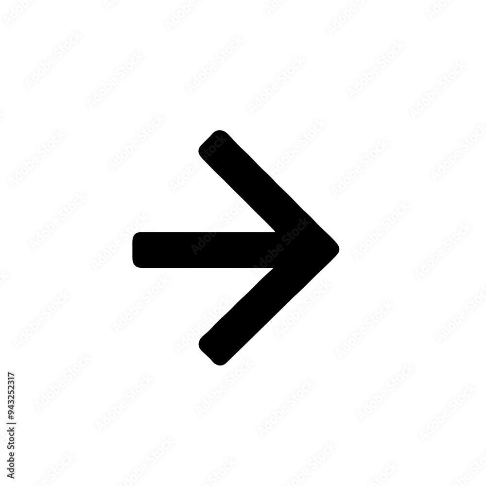 A bold black line arrow with a clean design points to the right, symbolizing direction and providing guidance in graphical interfaces A bold black line arrow with a clean design points to the right, symbolizing direction and providing guidance in graphical interfaces