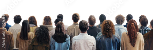 Group of people facing forward