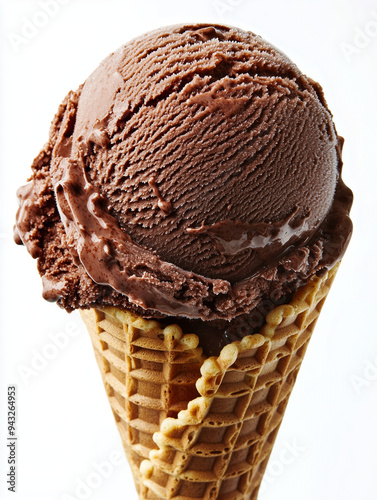 A single scoop of rich, cre...