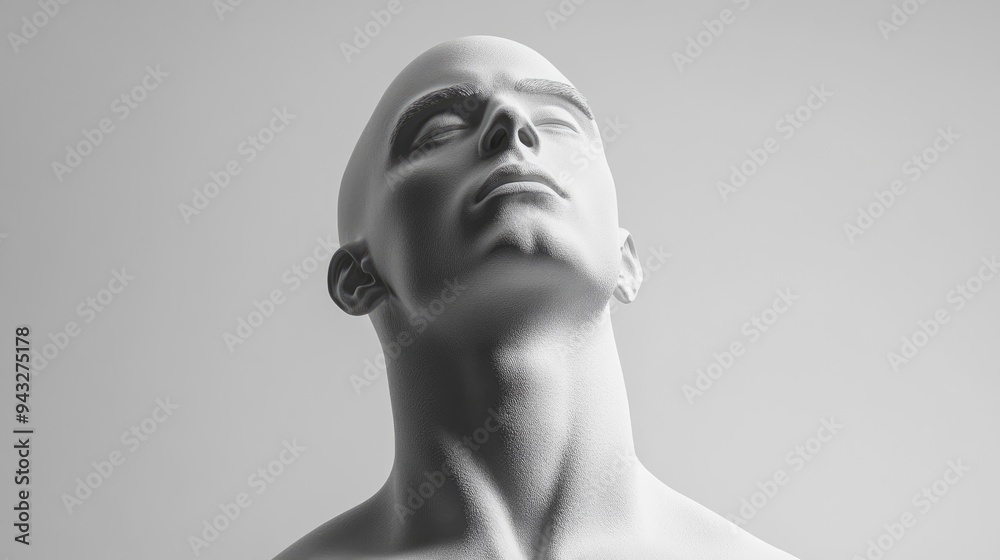 3D rendering of a male mannequin 3D rendering of a male mannequin