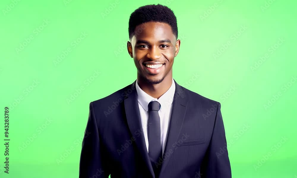 Man in Suit Smiling Confidently and Looking Directly at the Camera Man in Suit Smiling Confidently and Looking Directly at the Camera