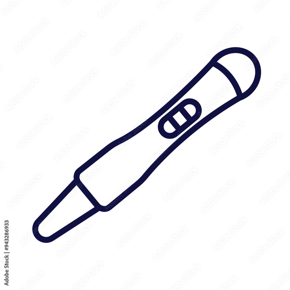 Pregnancy test. Medical icon. Vector illustration isolated on white background Pregnancy test. Medical icon. Vector illustration isolated on white background