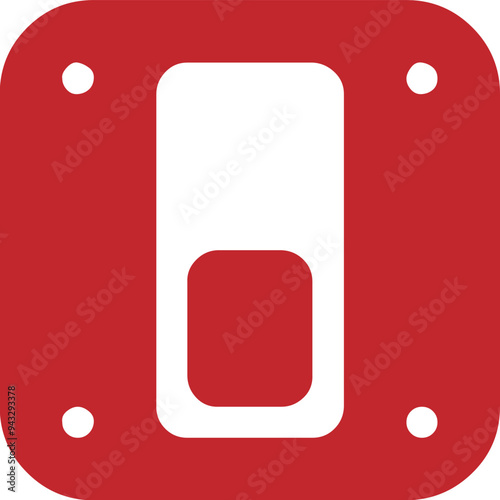 Down toggle icon logo design