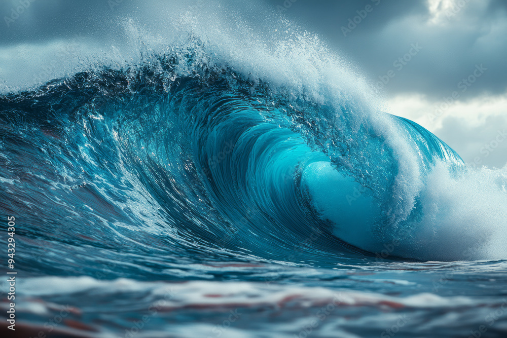 Blue splash wave with swirling hues of color in the background, Blue splash wave with swirling hues of color in the background,