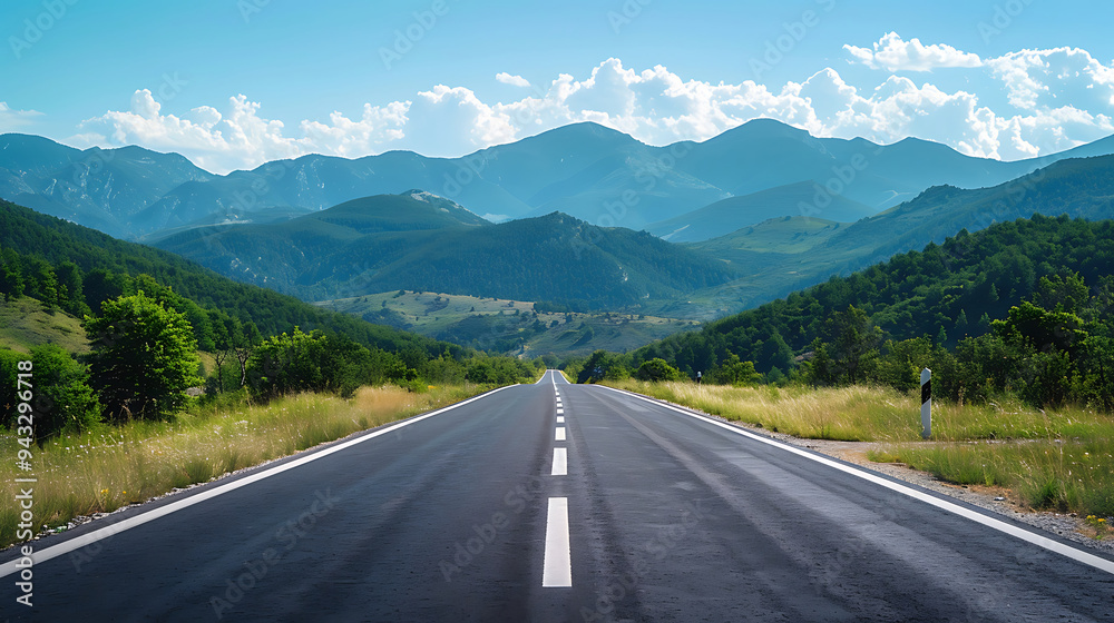 Fototapeta premium empty road