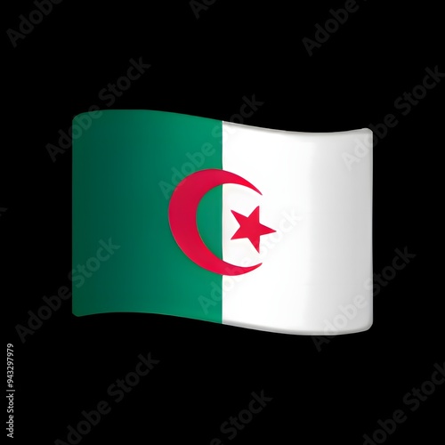 Free Download Flag of Algeria Emoji
 - GFXLoad