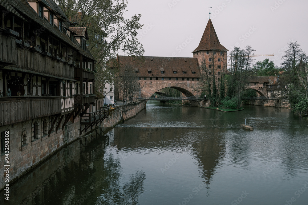 View of Nuremberg's old town, Germany. View of Nuremberg's old town, Germany.
