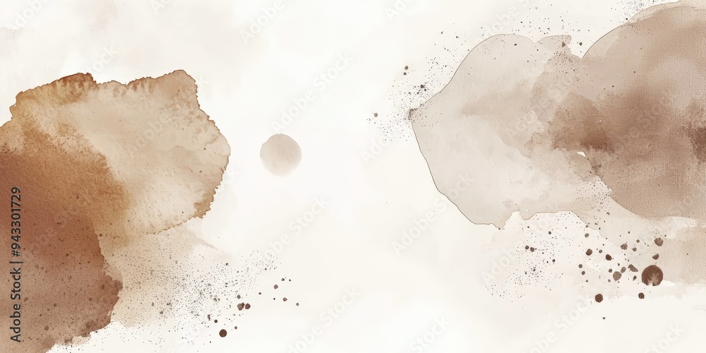 Abstract brown watercolor Abstract brown watercolor