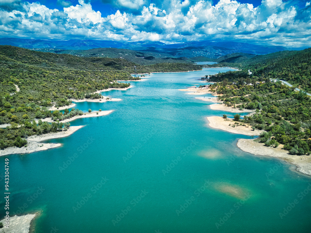 Fototapeta premium Montauroux town in the Provence region (France)