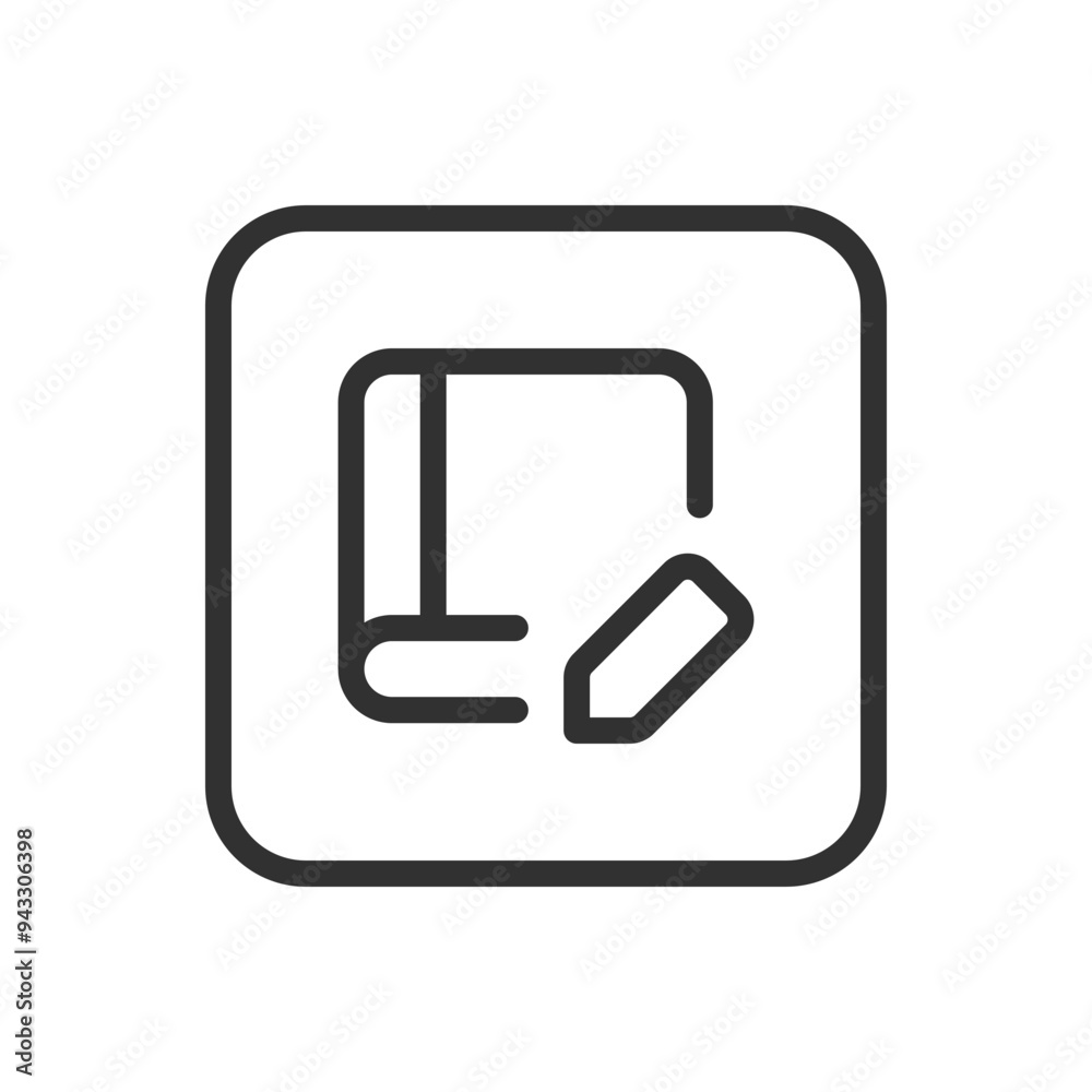 Edit book icon. Modern, simple flat vector illustration for web site or mobile app Edit book icon. Modern, simple flat vector illustration for web site or mobile app