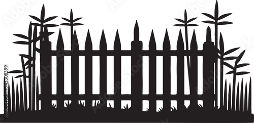 Wooden picket fence, barrier with barbwire, stone balustrade and brick wall. Vector cartoon set of different fences for garden, farm paddock, house terrace, backyard and ranch, garden or farm palisade