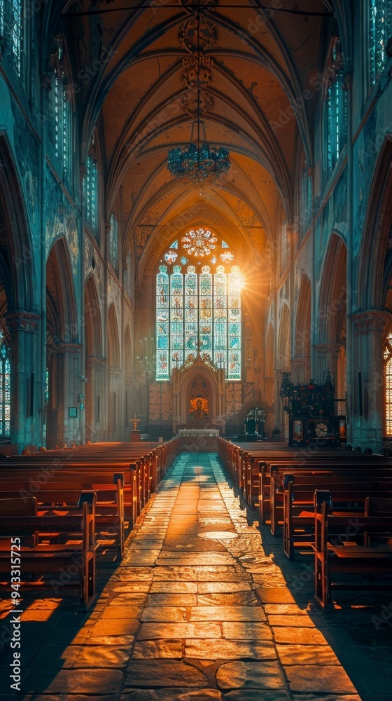 Fototapeta premium interior of church