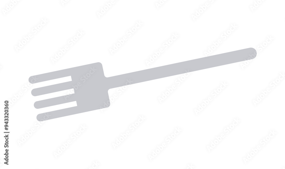 A vector graphic of a silver fork on a white backdrop, representing themes of simplicity, nourishment, minimalism, and sustainability. Suitable for eco-friendly and healthy eating concepts. A vector graphic of a silver fork on a white backdrop, representing themes of simplicity, nourishment, minimalism, and sustainability. Suitable for eco-friendly and healthy eating concepts.