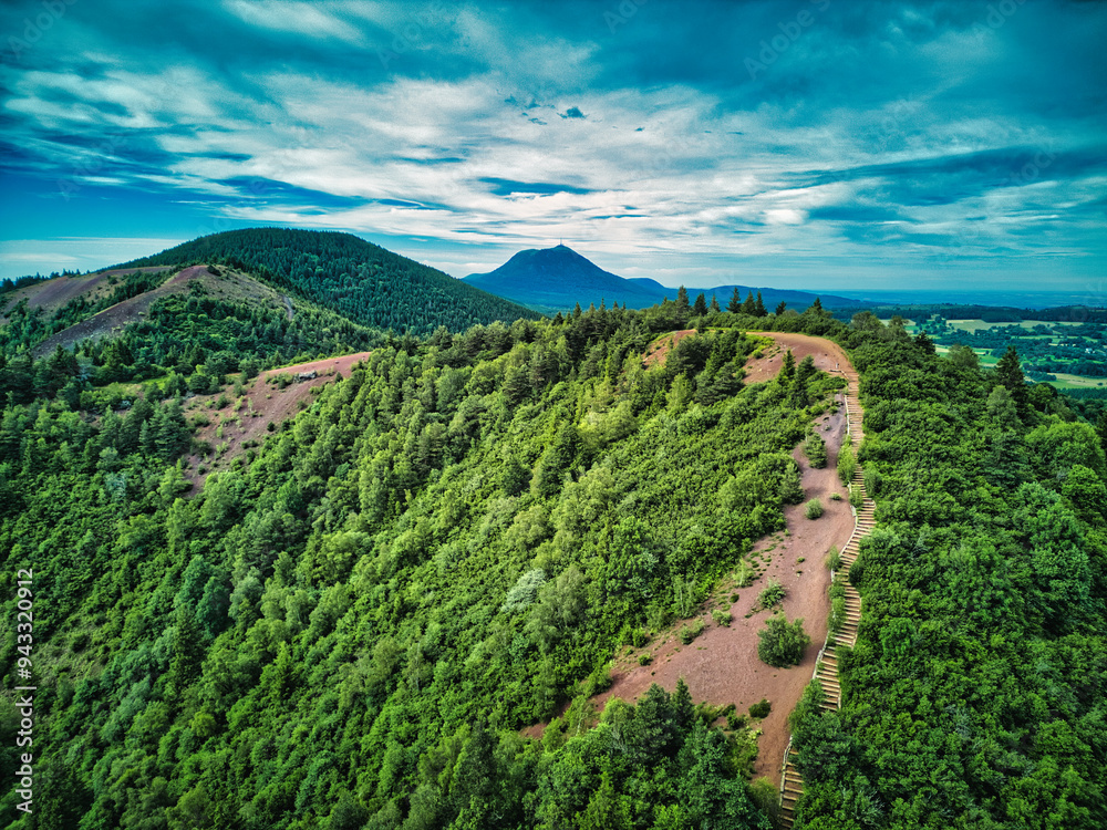 Fototapeta premium Auvergne Volcanoes Regional Natural Park (France)