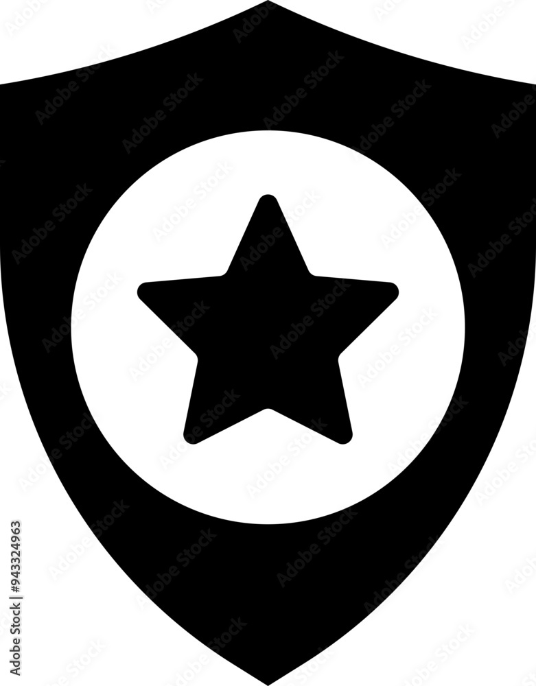Shield icon. Protection symbol. Silhouette style. Shield icon. Protection symbol. Silhouette style.