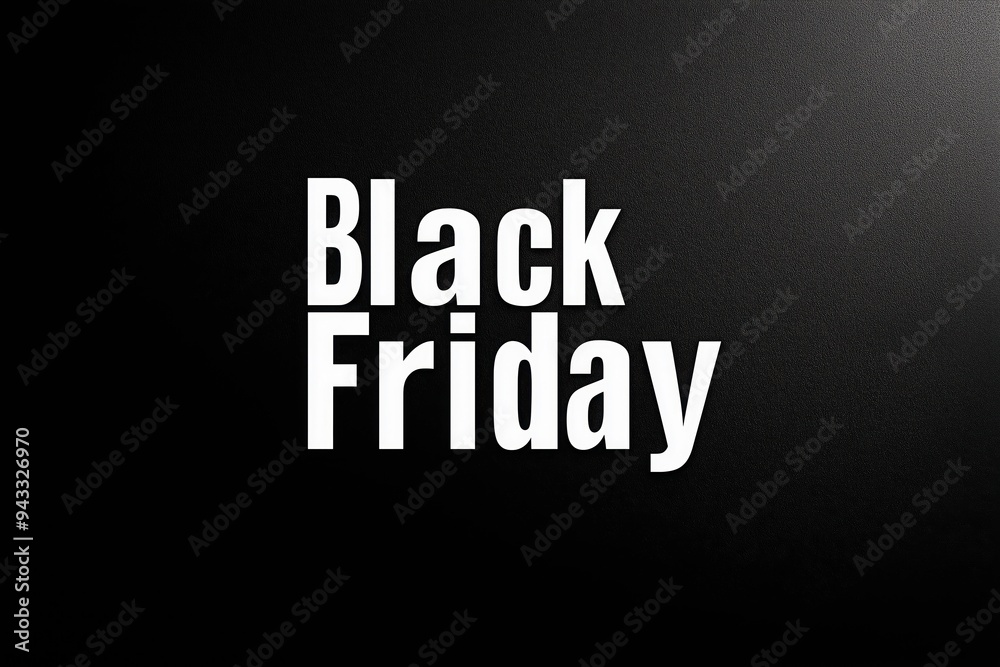 Black Friday sale announcement on a textured dark background Black Friday sale announcement on a textured dark background