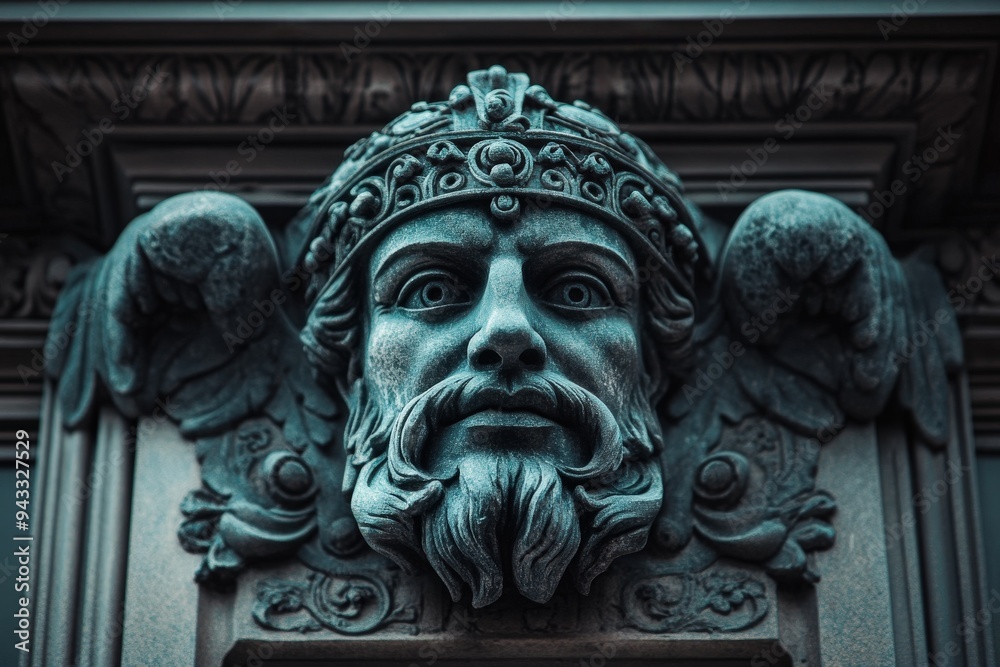 This image features an ornate stone sculpture with exquisite intricate details and symmetrical design elements, representing art and ancient craftsmanship. This image features an ornate stone sculpture with exquisite intricate details and symmetrical design elements, representing art and ancient craftsmanship.