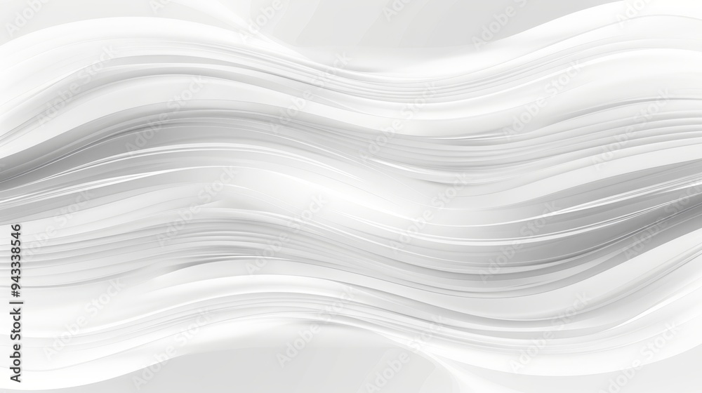 White and Gray Wave Lines Abstract Background, Minimalist Texture Pattern, Elegant Modern Design. White and Gray Wave Lines Abstract Background, Minimalist Texture Pattern, Elegant Modern Design.