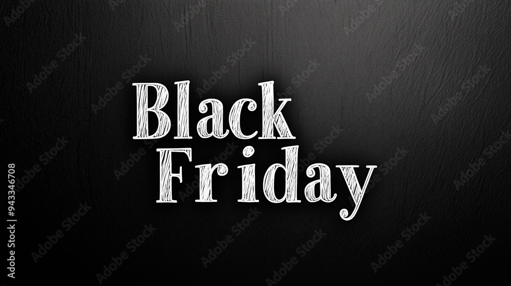 Black Friday sale announcement on textured black background Black Friday sale announcement on textured black background