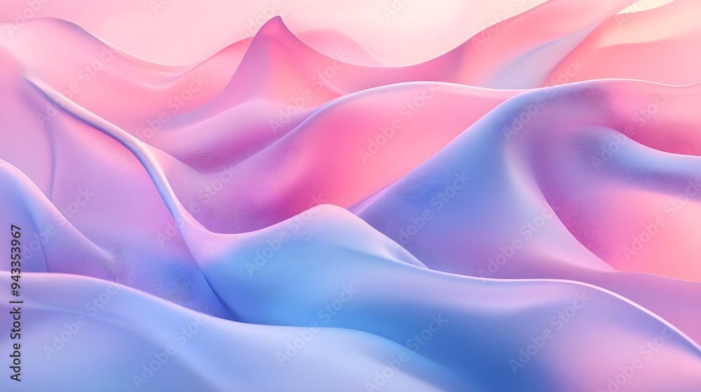 Abstract Pink & Blue Waves Background Abstract Pink & Blue Waves Background