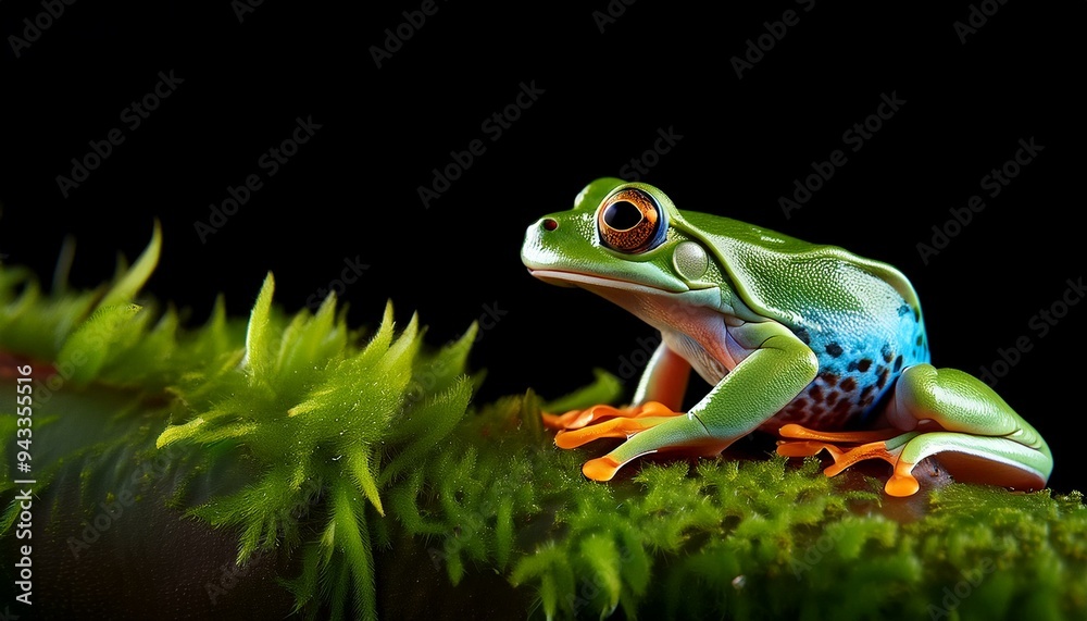 Naklejka premium Close up of an amphibian 