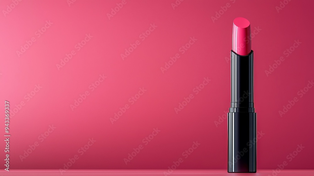 Lip gloss tube mockup, modern design with customizable color, 3D illustration Lip gloss tube mockup, modern design with customizable color, 3D illustration