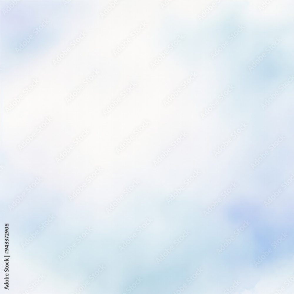 Fototapeta premium Blue Pastel Watercolor Digital Paper Background