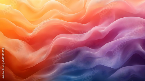 Waves of Neon Light: A Dynamic Abstract Background in Vivid Color