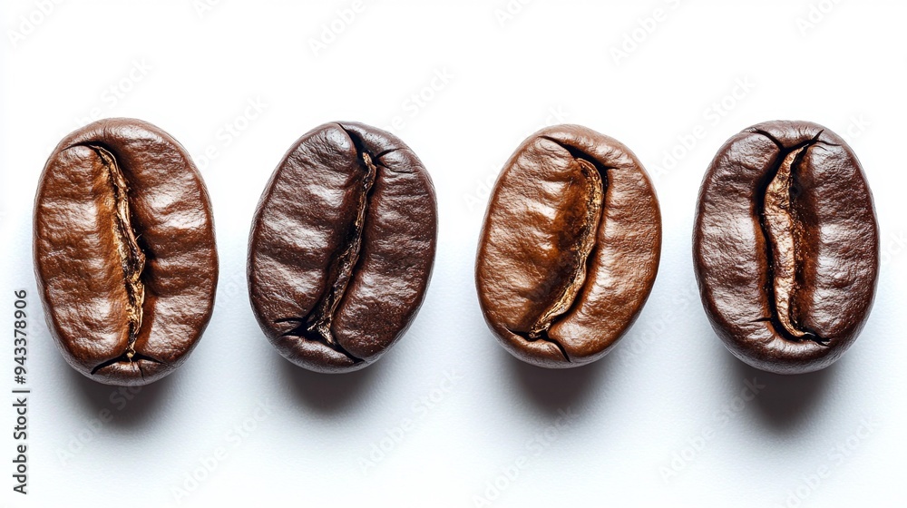 Close-Up of Coffee Beans Generative AI Close-Up of Coffee Beans Generative AI