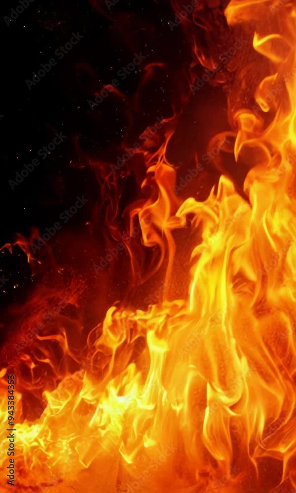 Texture of burning fire, bright flame Texture of burning fire, bright flame