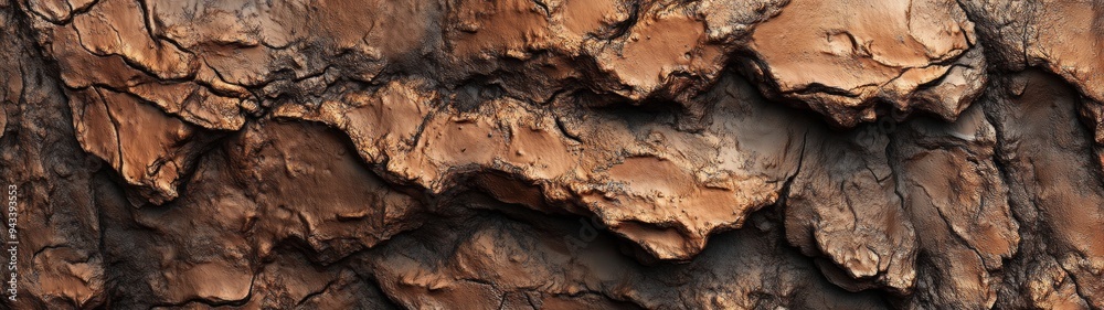 Textured Tree Bark Art, vibrant pop art interpretation of a rough tree surface, showcasing intricate details and bold colors, emphasizing nature's raw beauty in a modern style