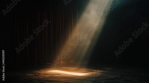 Light beam on stage