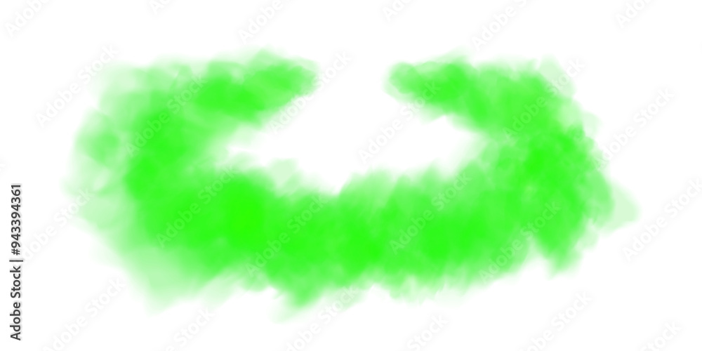 Fantastic green smoke. Magic smoke. Smog cloud on podium or stage. Fog vapor over ground or water surface, magic haze. PNG. Fantastic green smoke. Magic smoke. Smog cloud on podium or stage. Fog vapor over ground or water surface, magic haze. PNG.
