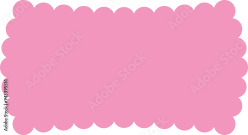 Scalloped Frame Edge Background