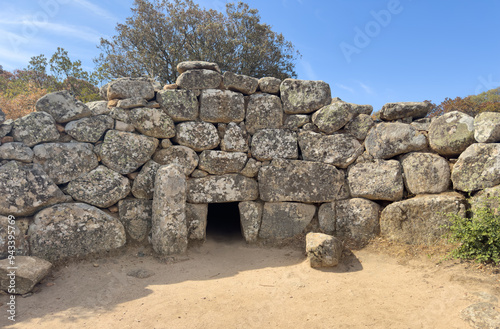 Tomb of the Nuragic Giants is concias in Quartucciu in south Sardinia photo