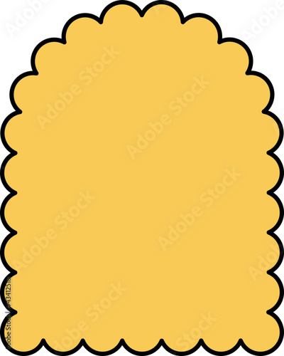 Scalloped Frame Edge Background