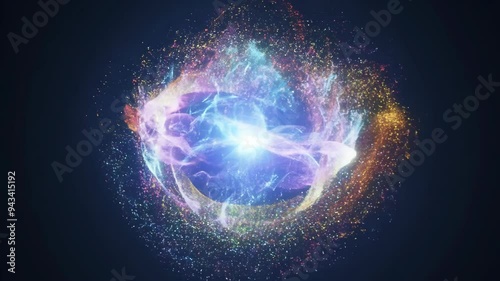 Wallpaper Mural 3D Warp Magic Effects: Full Set of Glowing Particles and Alpha Channel Animation Torontodigital.ca