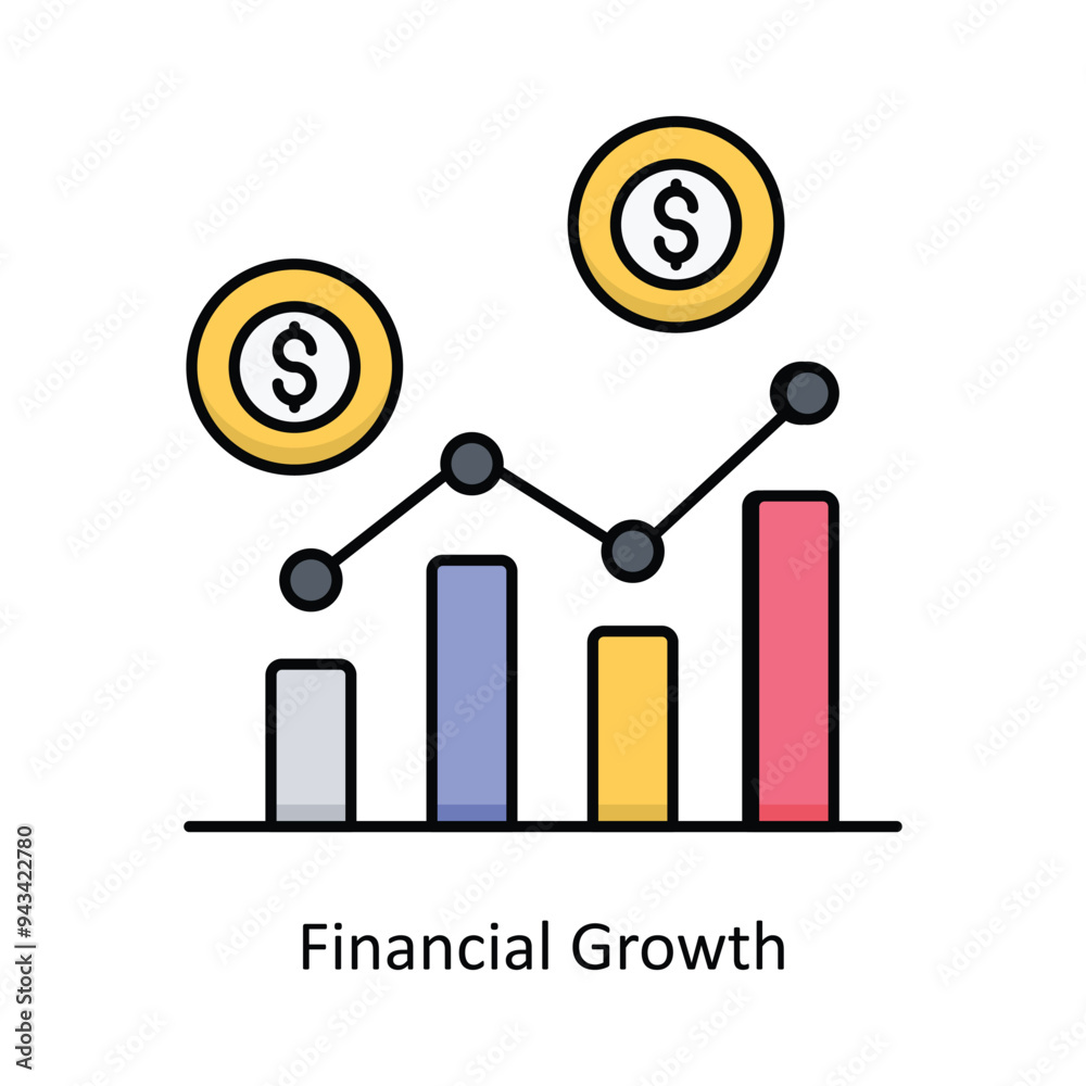 Graph Vector filled outline icon design illustration. insurance symbol on white background EPS 10 File . Graph Vector filled outline icon design illustration. insurance symbol on white background EPS 10 File .
