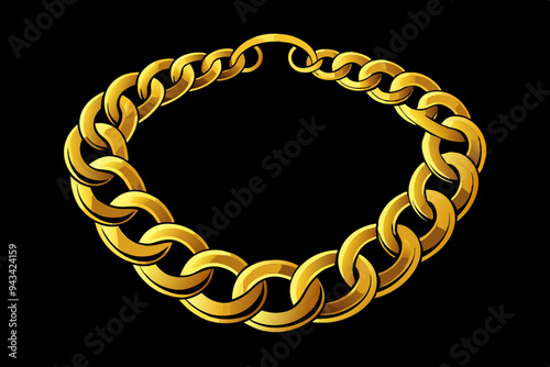 Elegant Gold Chain Necklace