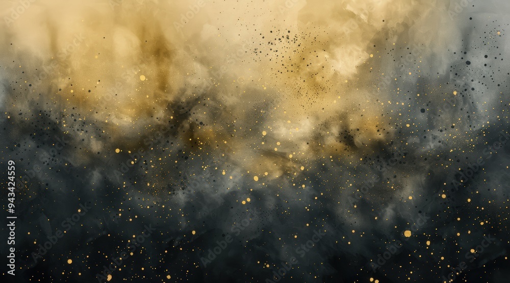 Abstract gold and black background Abstract gold and black background