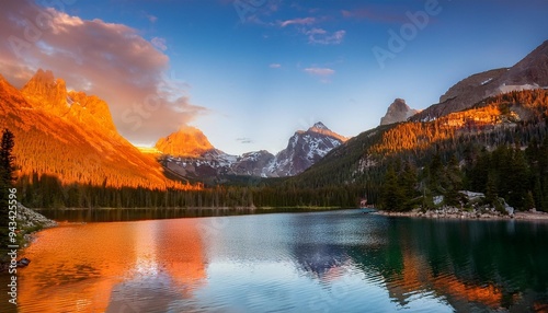 last light on taylor lake