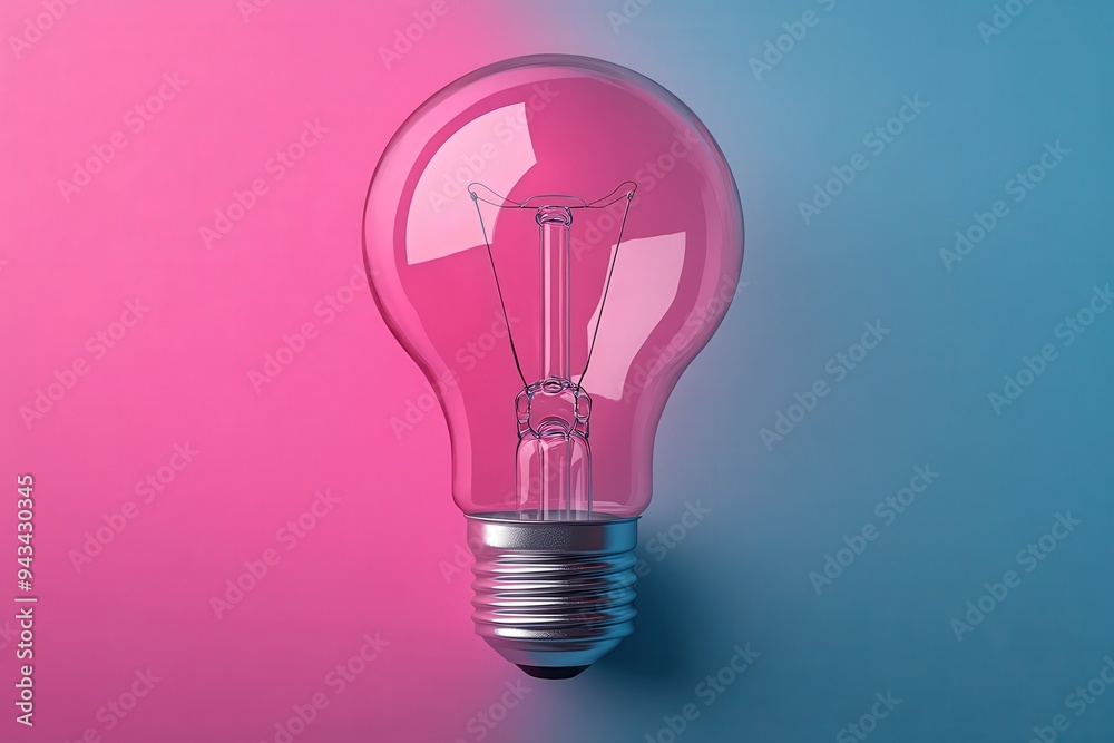 Mental health concepts. Light bulb with brain, pastel tones, flat design illustration, No logo, No Trademark, No text, minimal concept with copy space for stock photo Mental health concepts. Light bulb with brain, pastel tones, flat design illustration, No logo, No Trademark, No text, minimal concept with copy space for stock photo